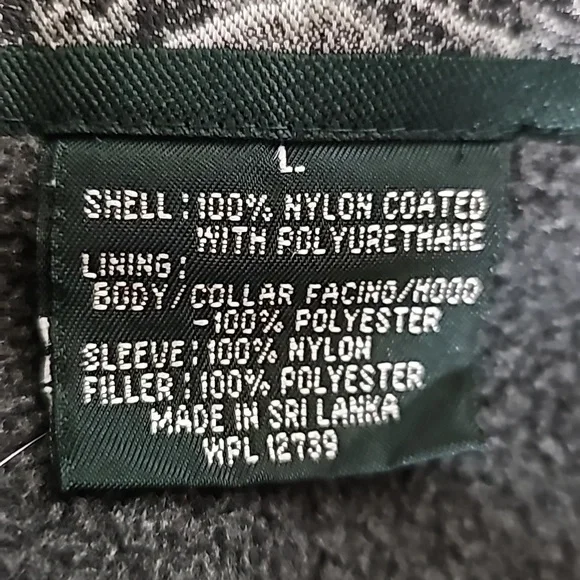 Vintage Alaska Frontier winter snow ski jacket removable hood zipper nylon coat - Picture 12 of 13